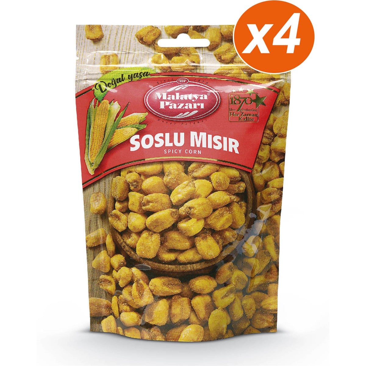 Soslu Mısır 4 x 125 Gram
