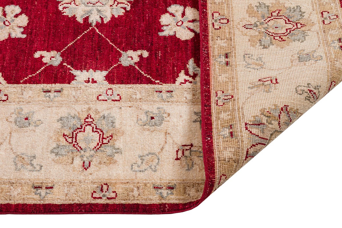 Afgan Uşak El Dokuma Halı Ziegler % 100 Yün Afganistan Üretim Ölçü;176 x 233