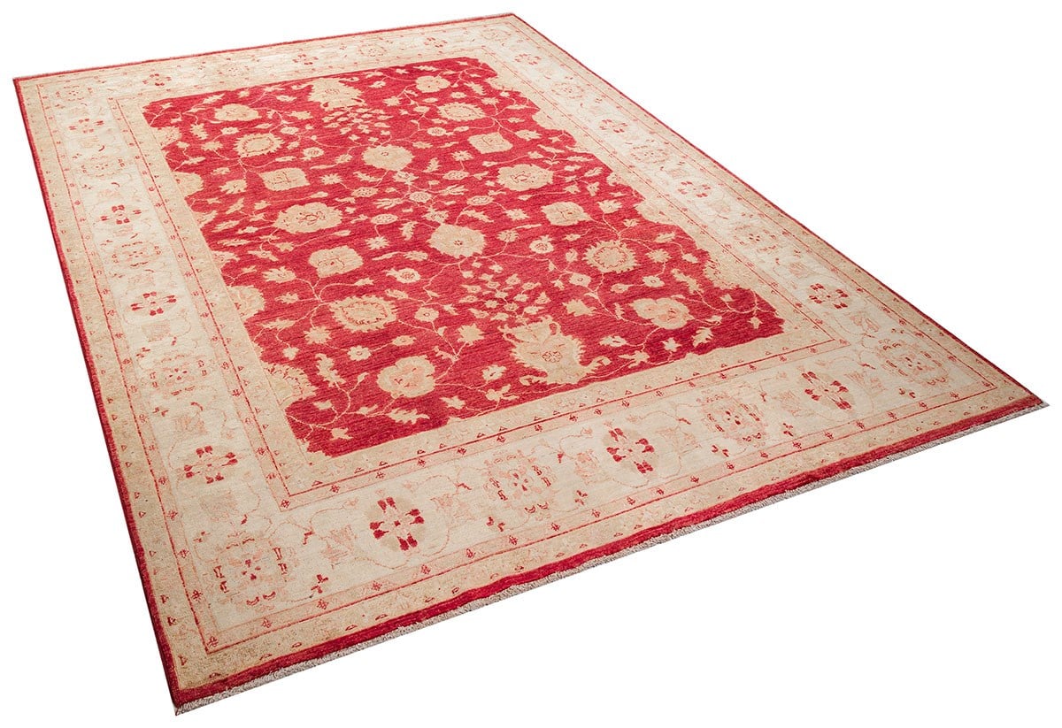 Afgan Uşak El Dokuma Halı Ziegler % 100 Yün Afganistan Üretim Ölçü;198 x 285