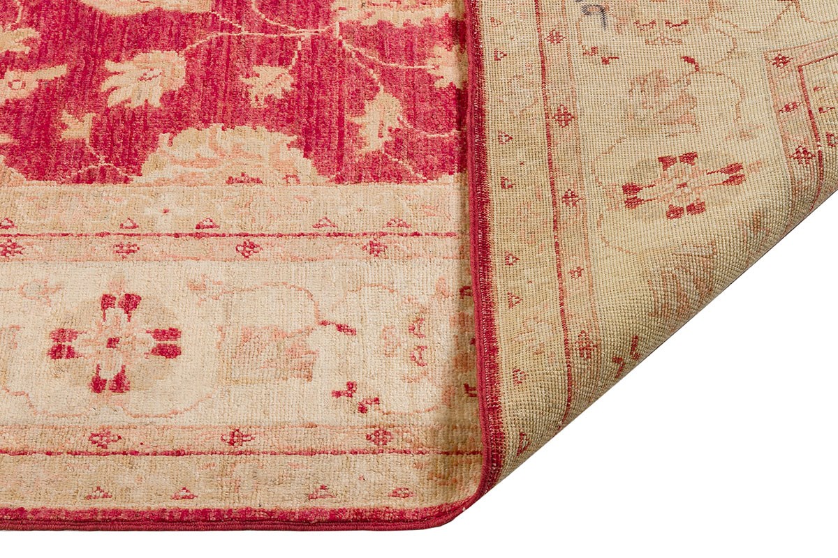 Afgan Uşak El Dokuma Halı Ziegler % 100 Yün Afganistan Üretim Ölçü;198 x 285