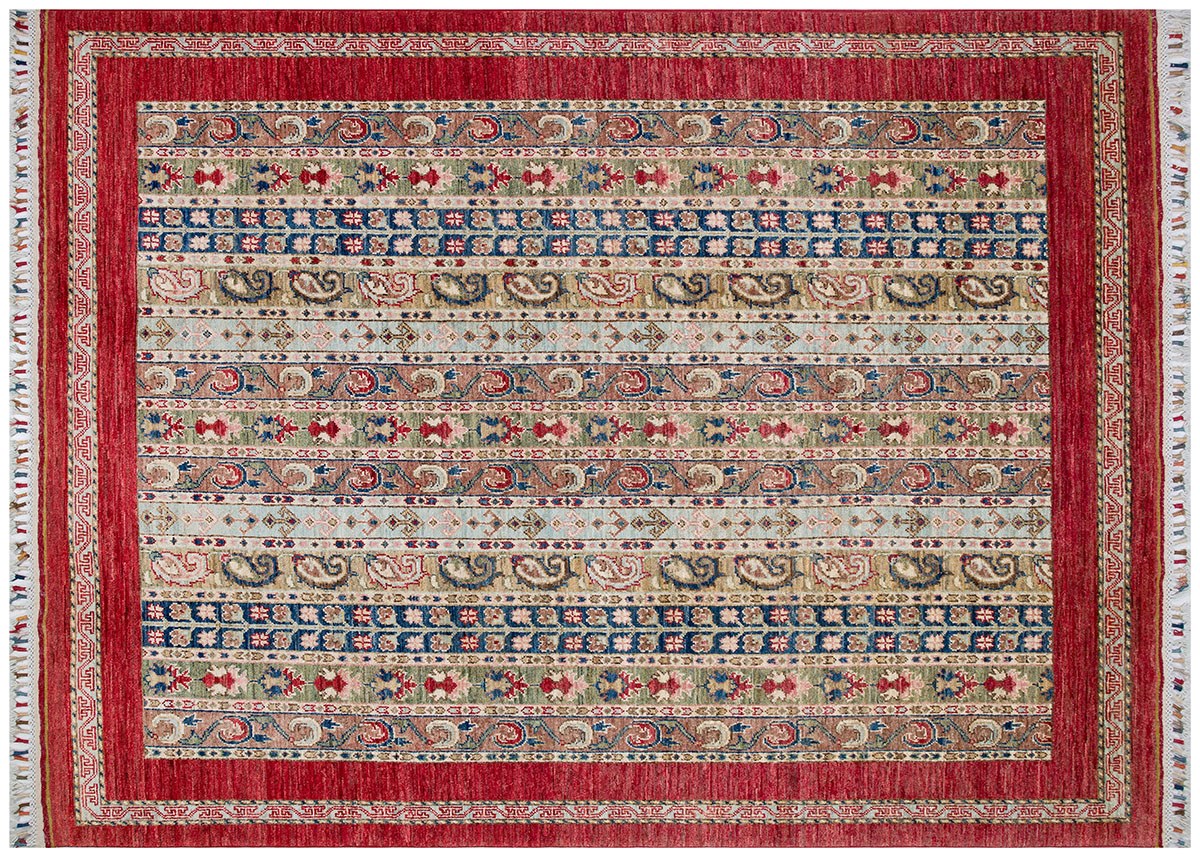 Afganistan Üretim Tamamen Yün El Dokuma Halı Ölçü;175 x 232