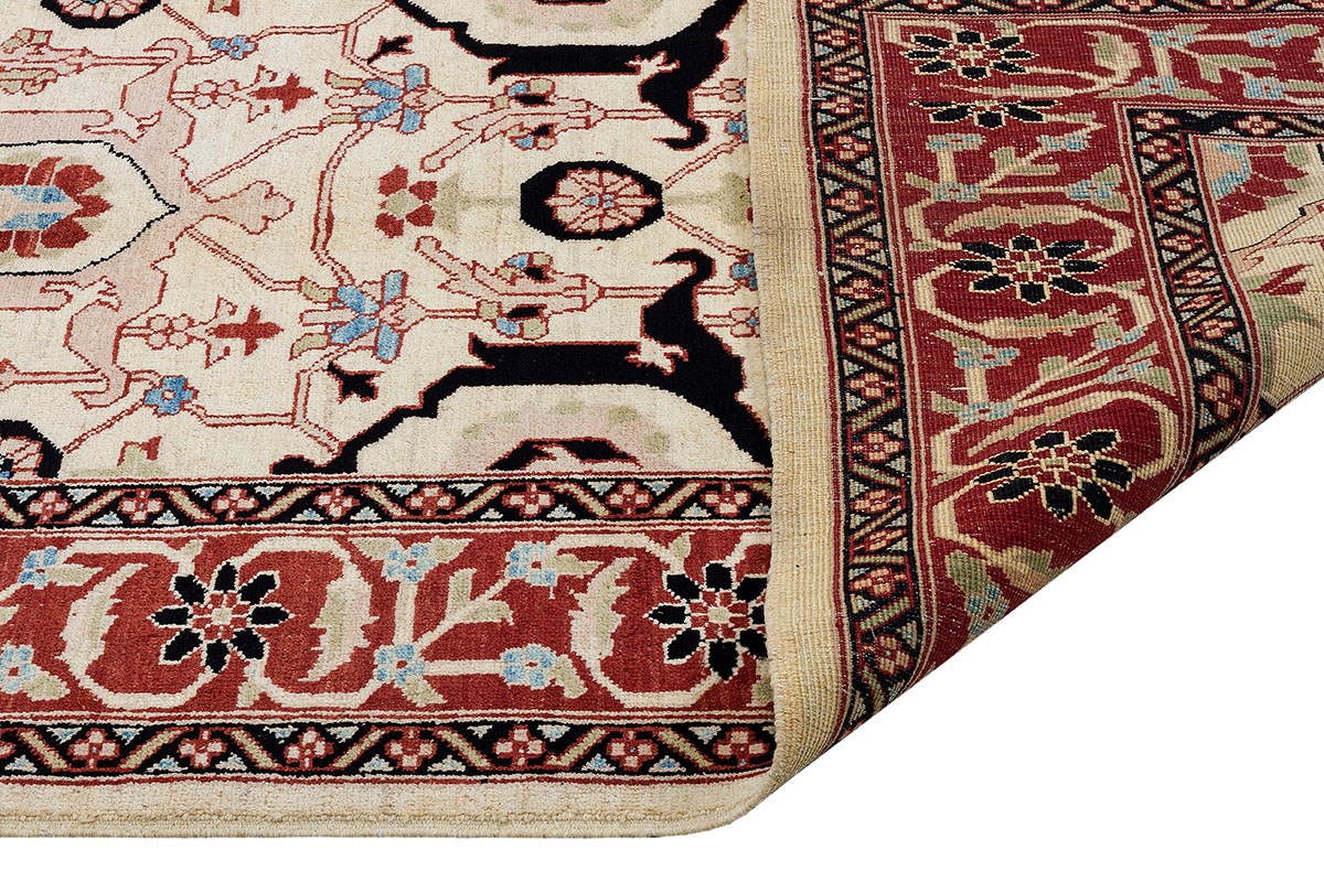 Allmode Afgan Halısı % 100 Yün El Dokuma Afganistan Üretim Ölçü;197 x 244