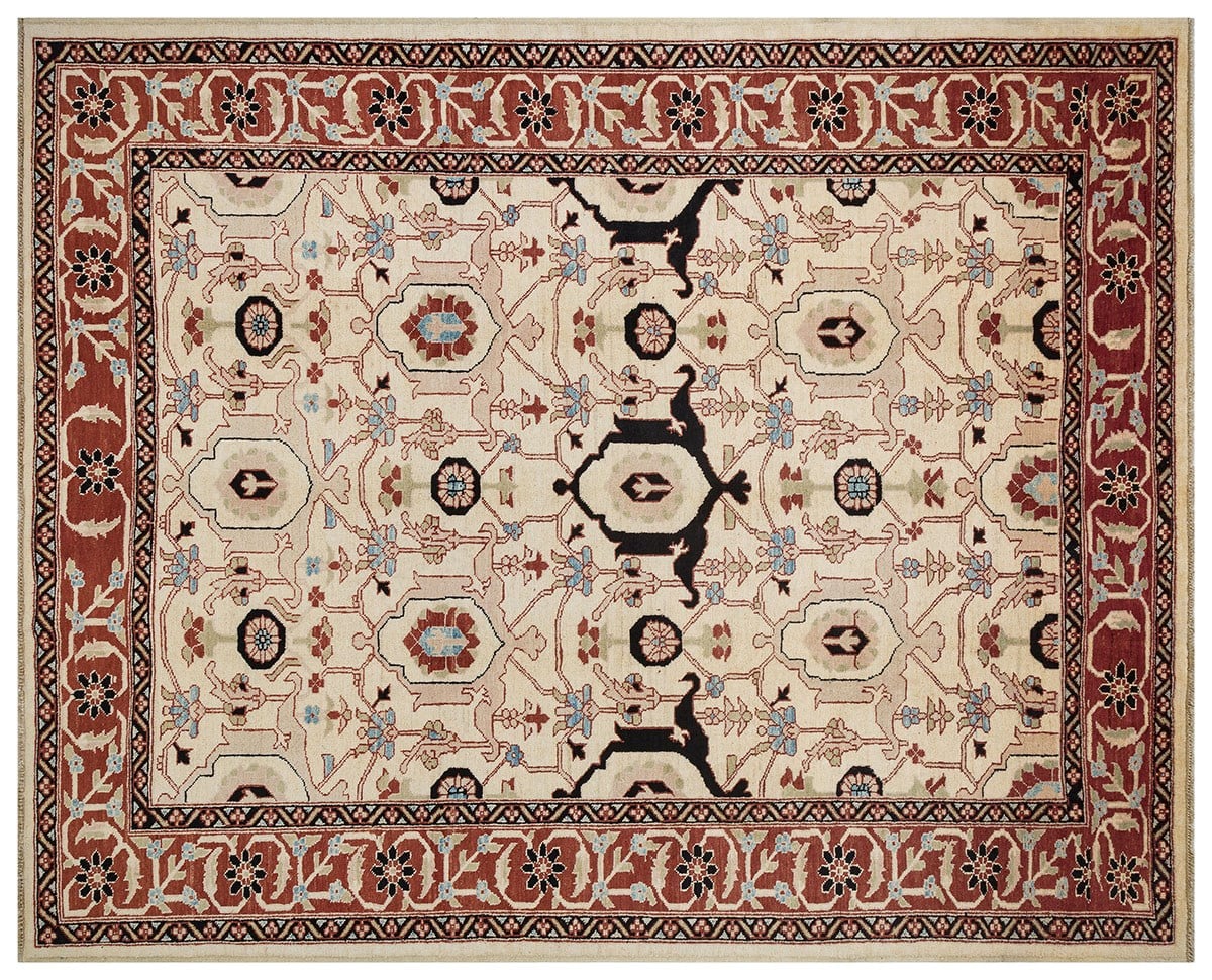 Allmode Afgan Halısı % 100 Yün El Dokuma Afganistan Üretim Ölçü;197 x 244