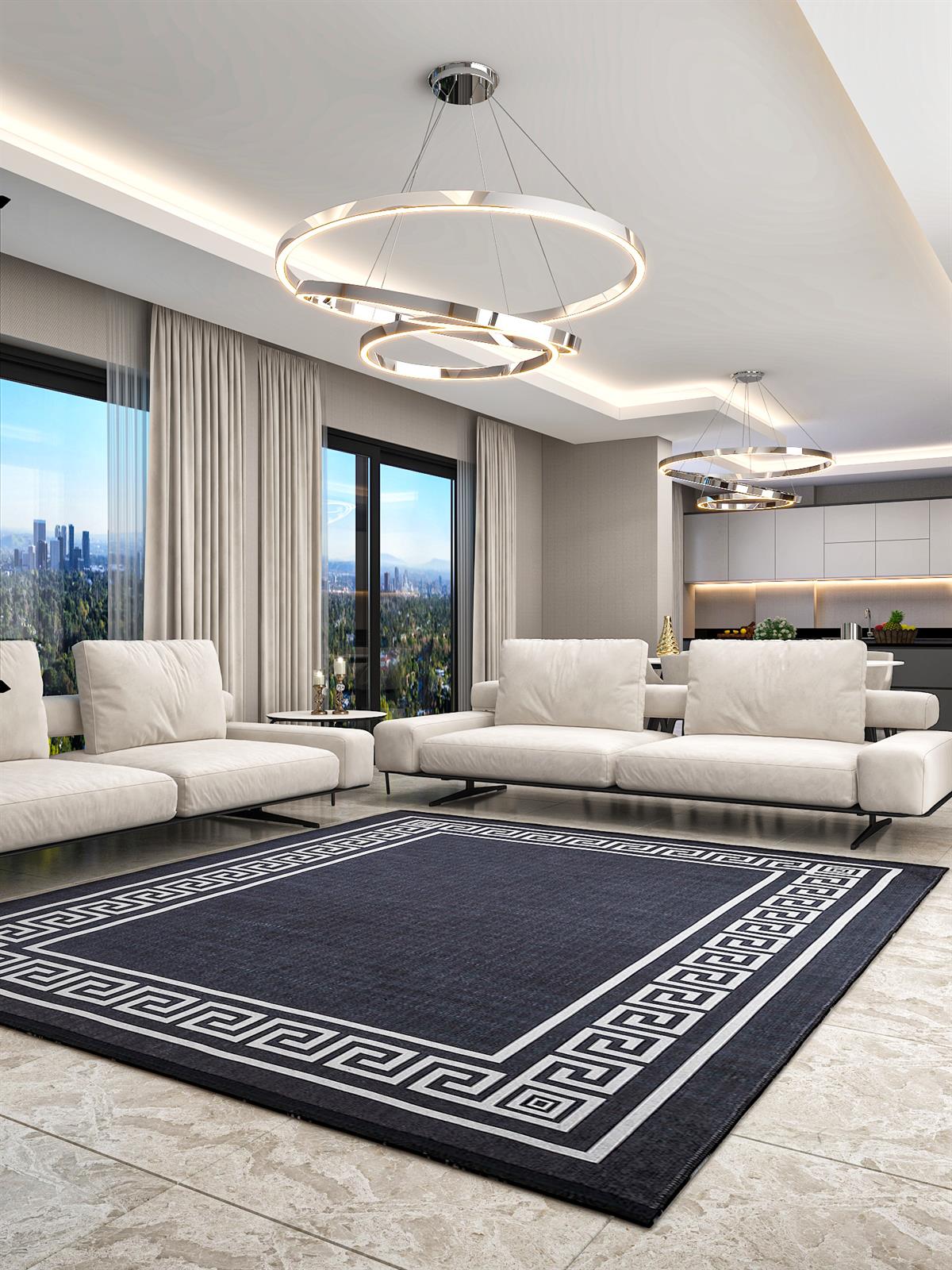 Allmode Dijital Baskılı Halı Modern Koleksiyon MVHy.590