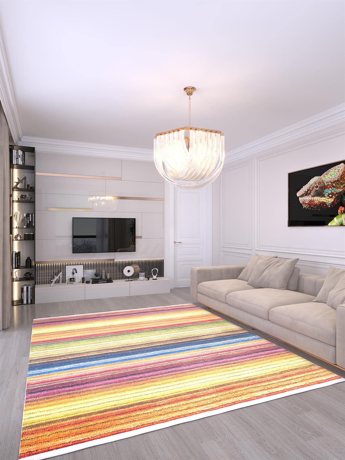 Allmode Dijital Baskılı Halı Modern Koleksiyon MVHy.562