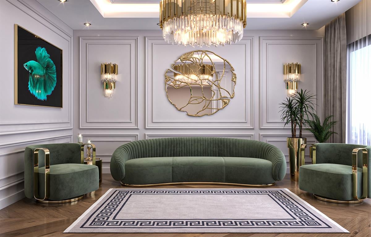 Allmode Dijital Baskılı Halı Modern Koleksiyon MVHy.592