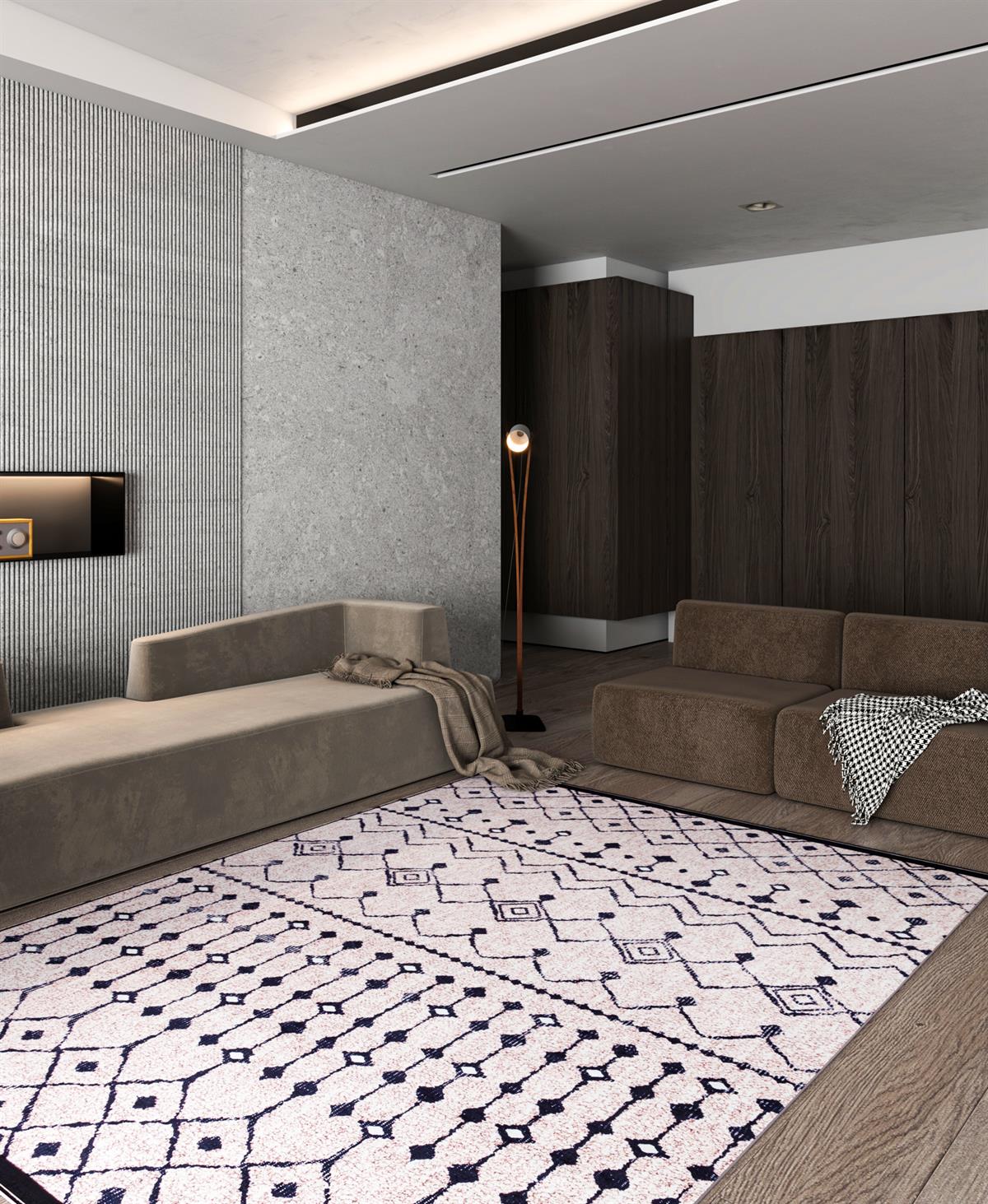 Allmode Dijital Baskılı Halı Modern Koleksiyon TRKMN.68