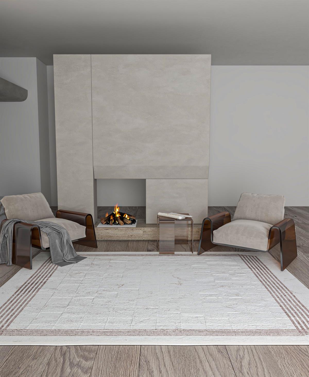 Allmode Dijital Baskılı Halı Modern Koleksiyon MVHy.1509