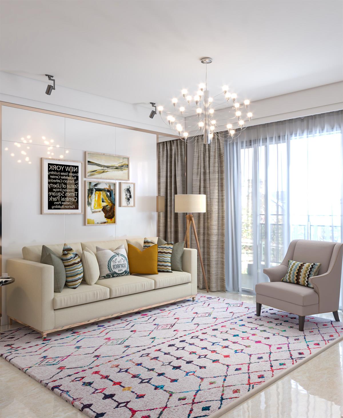 Allmode Dijital Baskılı Halı Modern Koleksiyon TRKMN.65