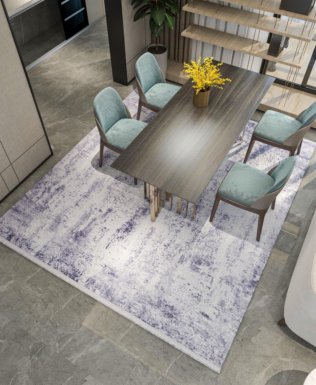 Allmode Dijital Baskılı Halı Modern Koleksiyon TRKMN.25