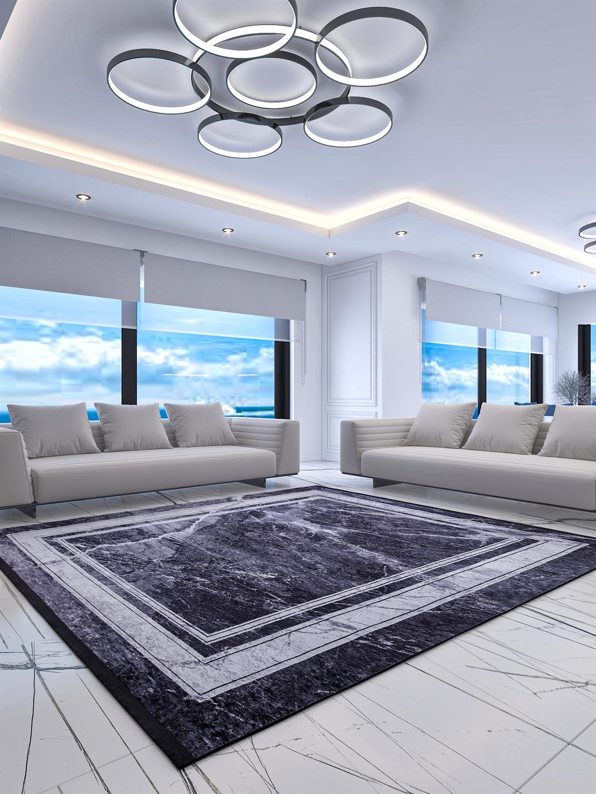 Allmode Dijital Baskılı Halı Modern Koleksiyon TRKMN.64