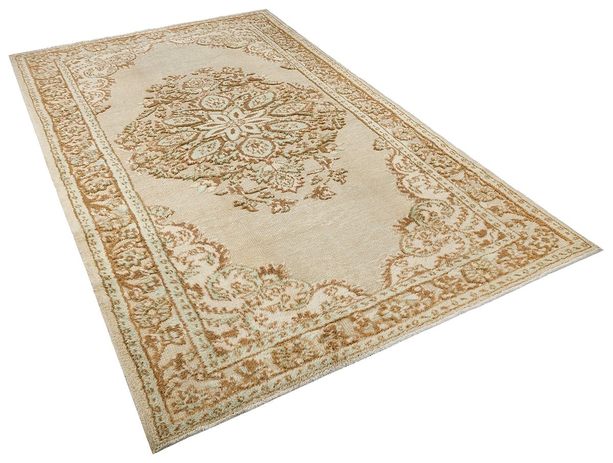 El Dokuma %100 Yün Türk Vintage Halı Yerli Üretim Ölçü;165 x 267