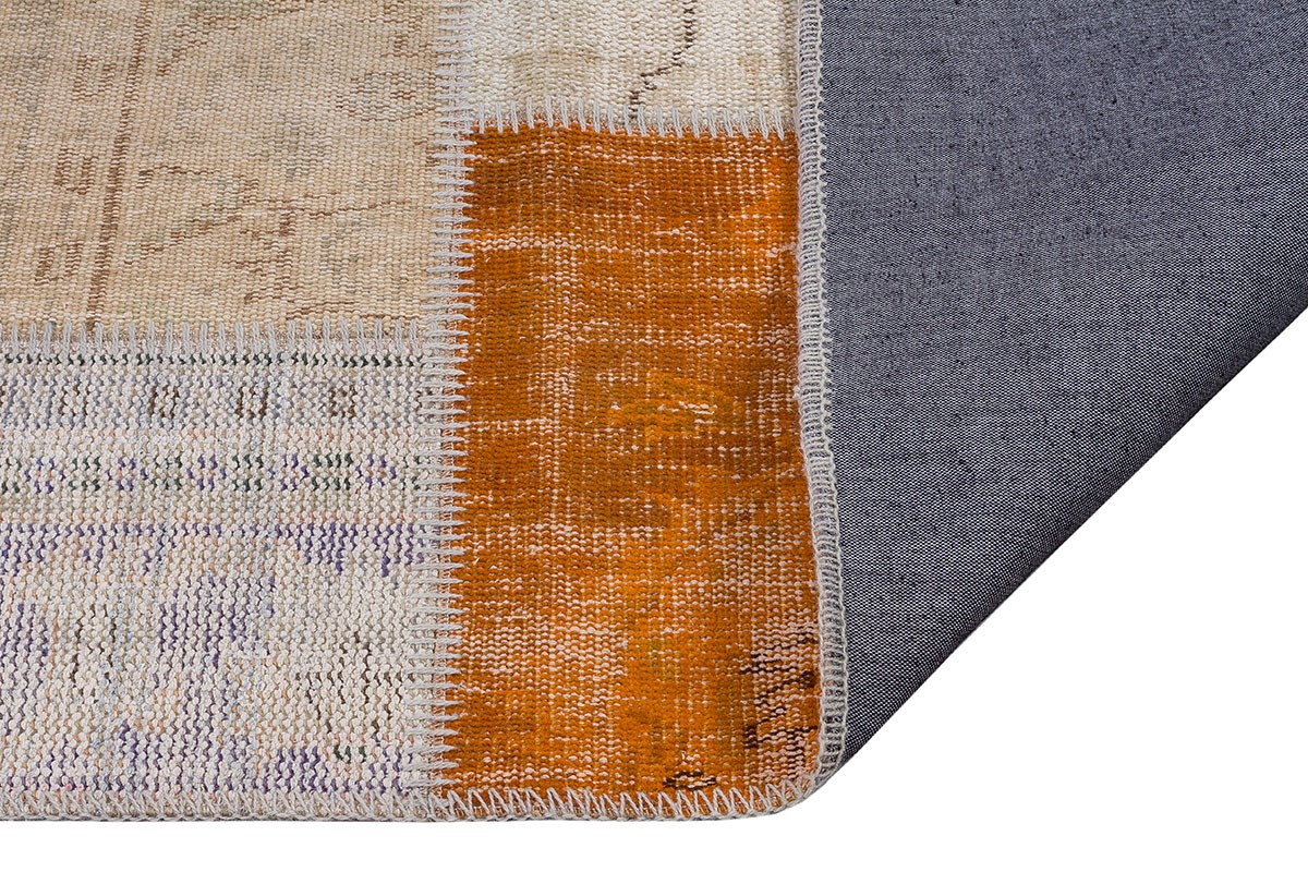Modern El Dokuma Patchwork Halı Multi Ölçü;240 x 275
