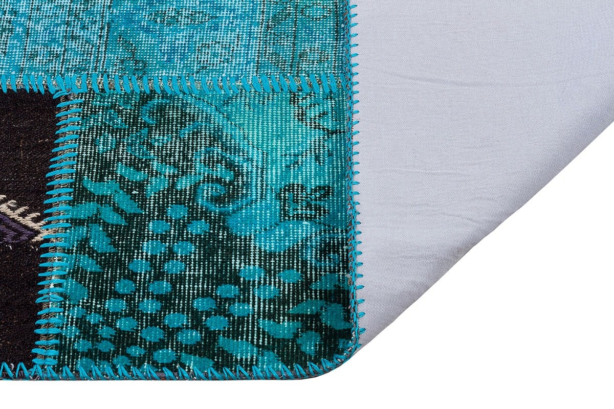 Modern El Dokuma Patchwork Halı Pembe Ölçü;160 x 220