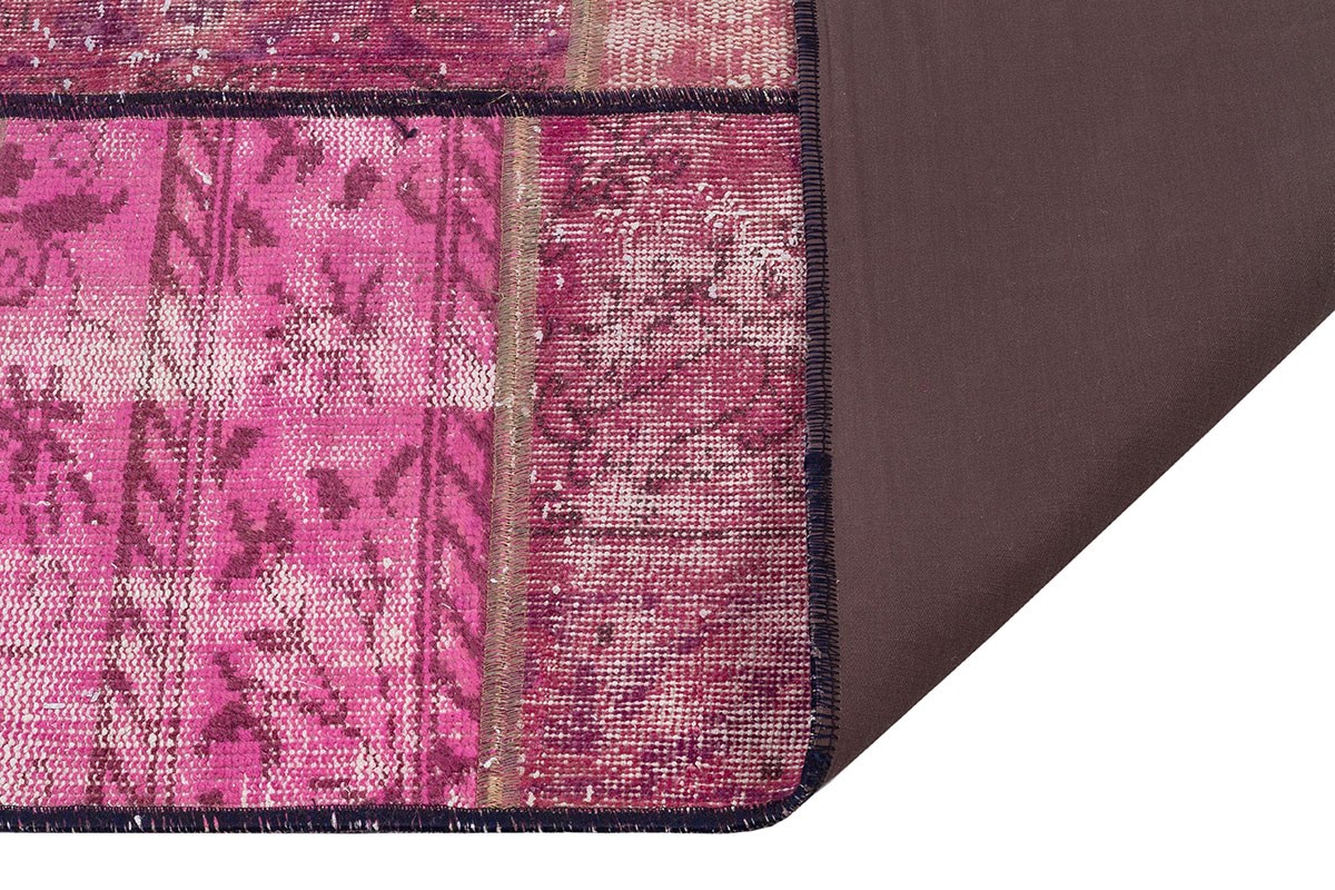 Modern El Dokuma Patchwork Halı Renkli Ölçü;134 x 208