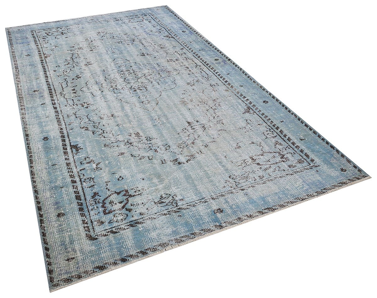 El Dokuma %100 Yün Türk Vintage Halı Yerli Üretim  Ölçü;175x288