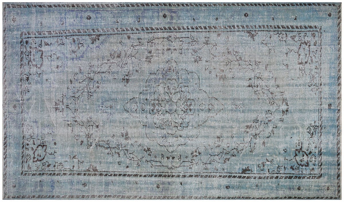 El Dokuma %100 Yün Türk Vintage Halı Yerli Üretim  Ölçü;175x288