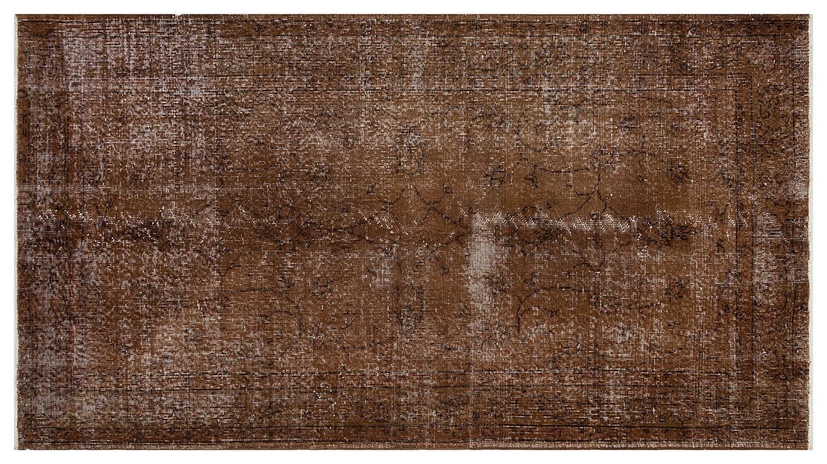 El Dokuma %100 Yün Türk Vintage Halı Yerli Üretim Ölçü;119 x 217