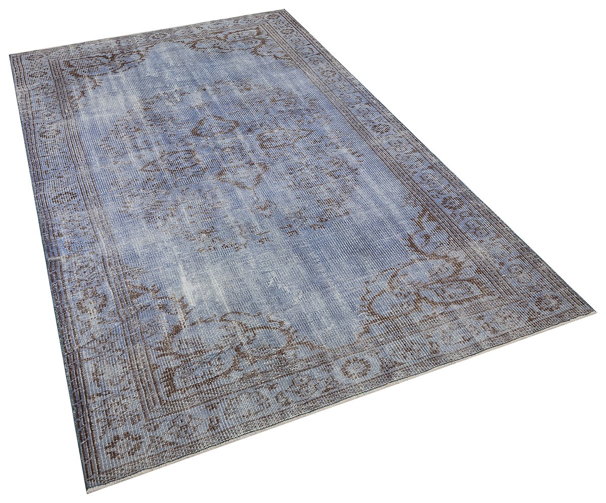 El Dokuma %100 Yün Türk Vintage Halı Yerli Üretim Ölçü;155 x 245