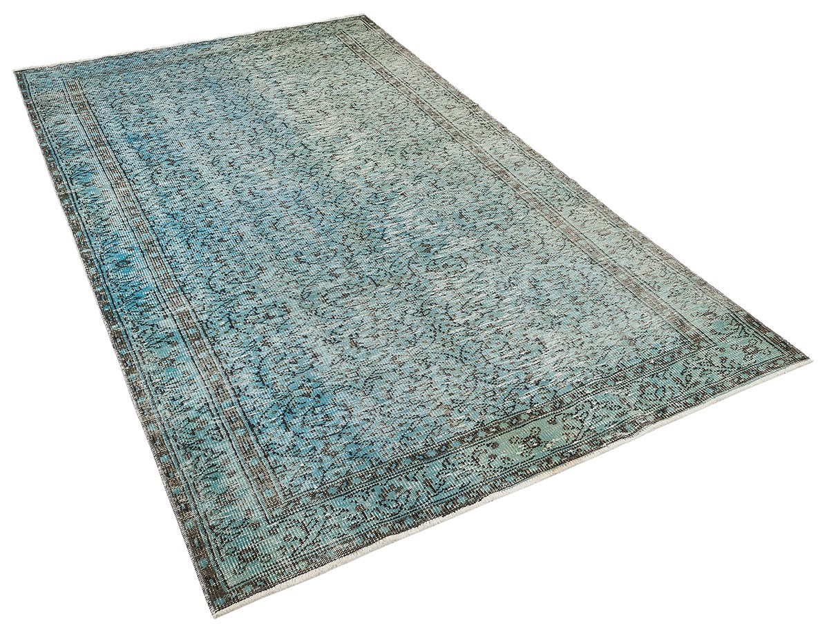 El Dokuma %100 Yün Türk Vintage Halı Yerli Üretim Ölçü;151 x 250
