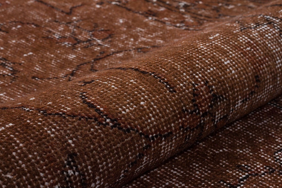 El Dokuma %100 Yün Türk Vintage Halı Yerli Üretim Ölçü;119 x 217