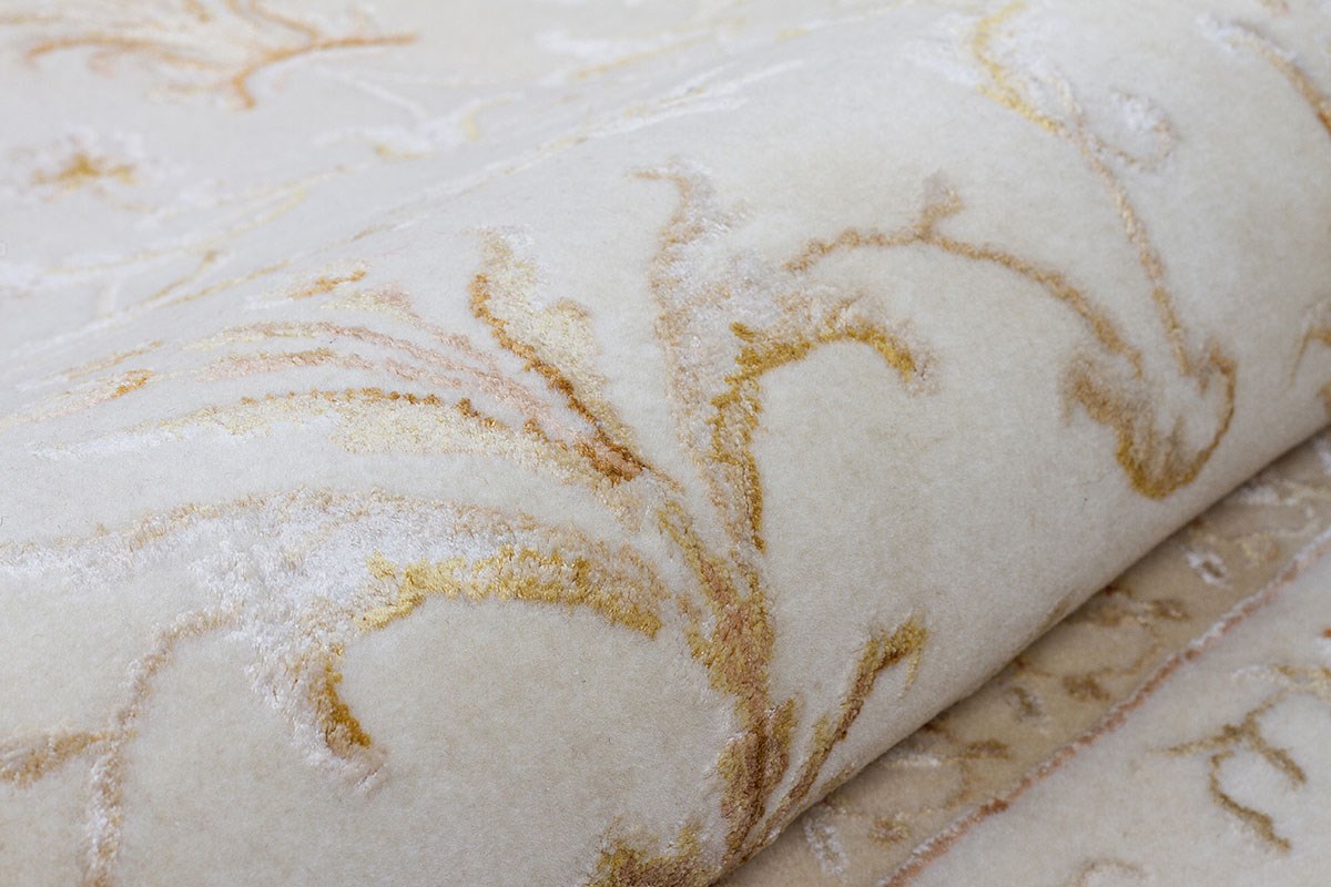 Avangart Tarzı Şık El Tezgah Dokuma İpek Halı IMPERIA T202/030