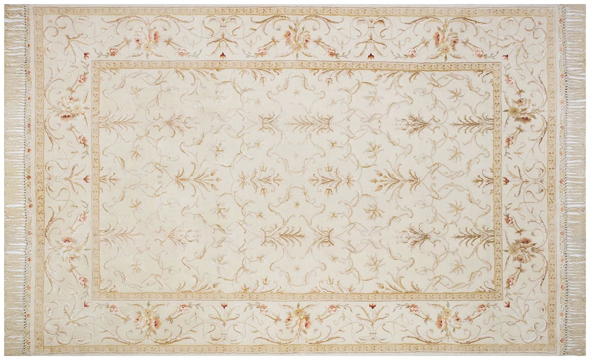 Avangart Tarzı Şık El Tezgah Dokuma İpek Halı IMPERIA T202/030