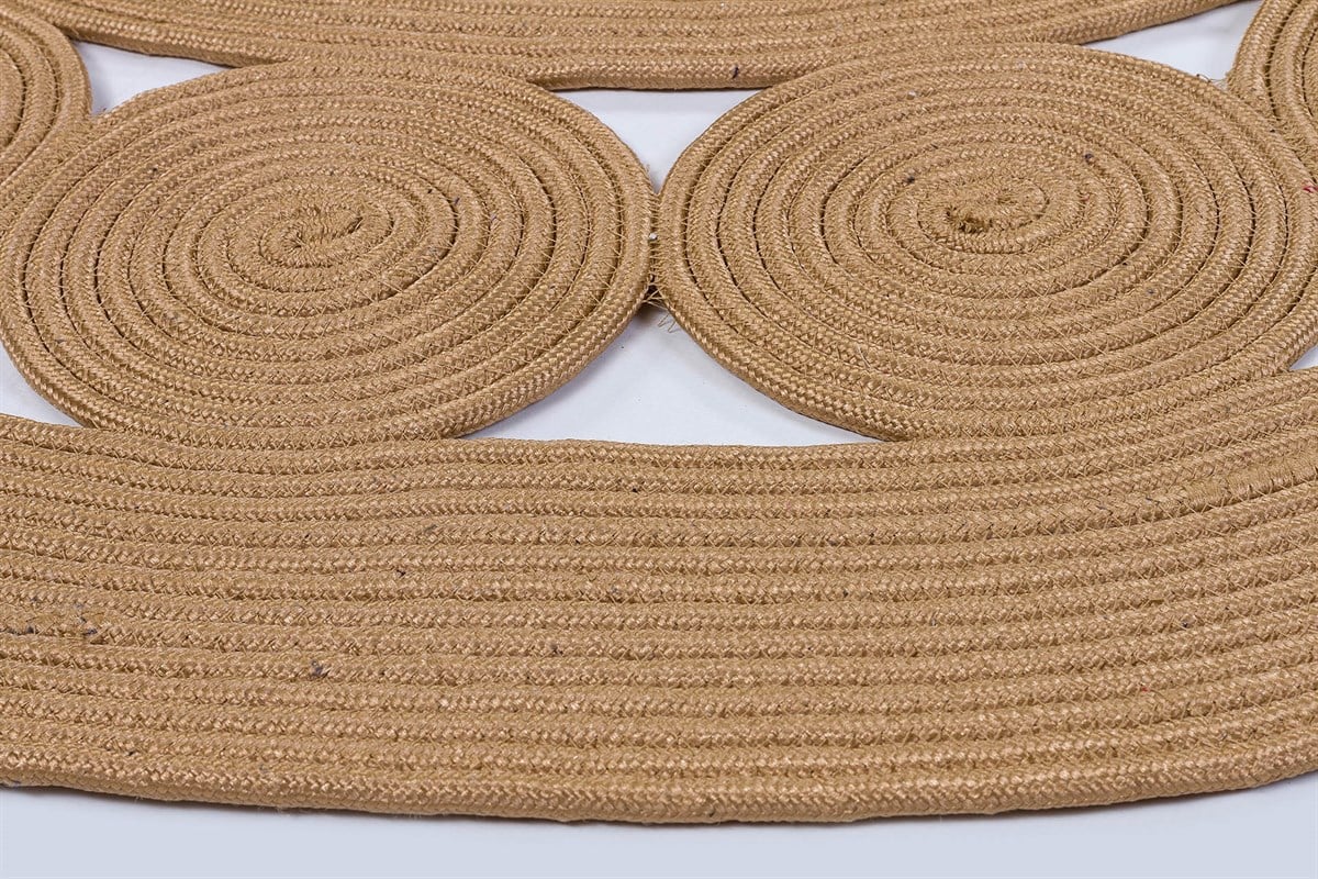 Jüt Kilim Modern Makine Dokuma Yıkanabilir Halı JÜT SİSAL 017