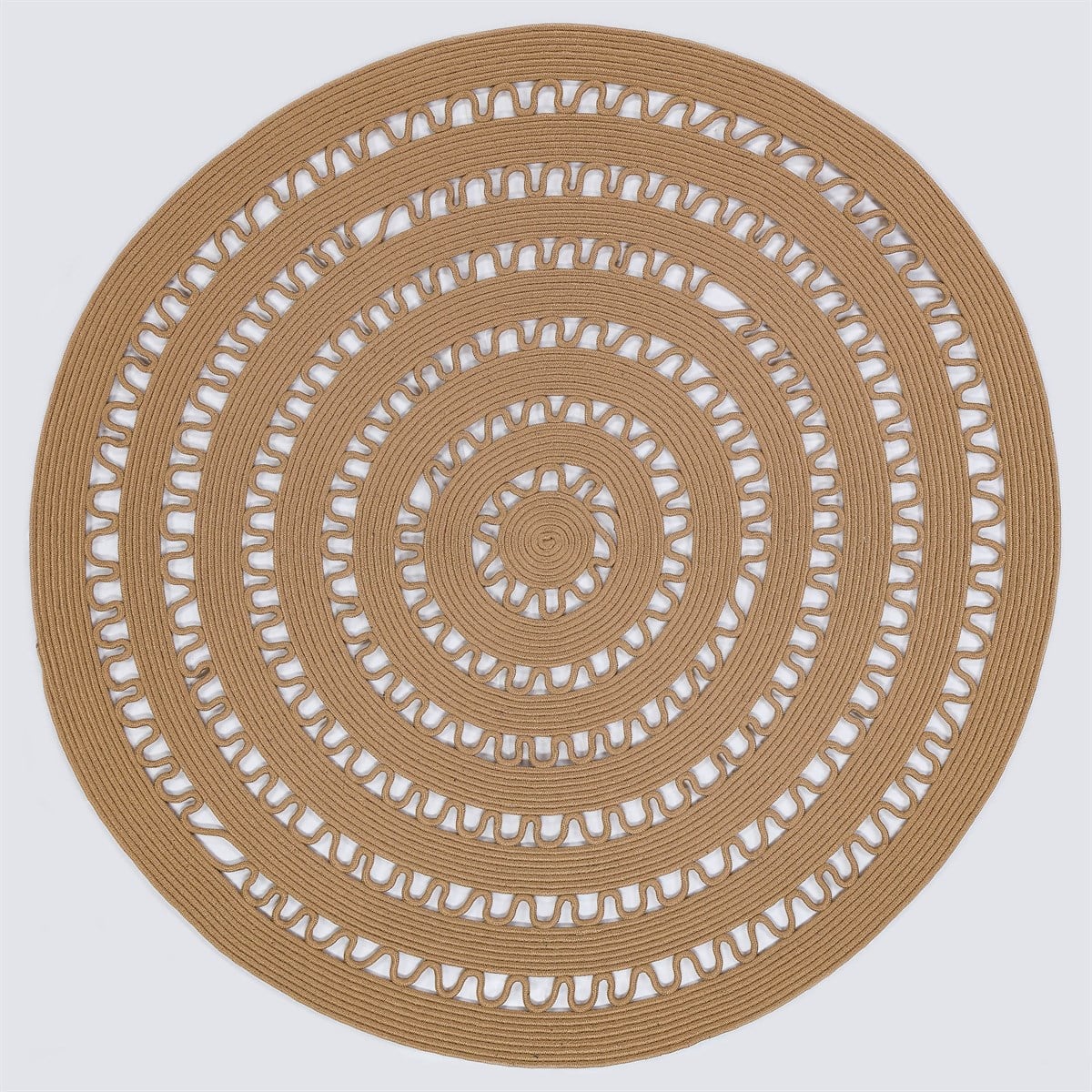 Jüt Kilim Modern Makine Dokuma Yıkanabilir Halı JÜT SİSAL 028