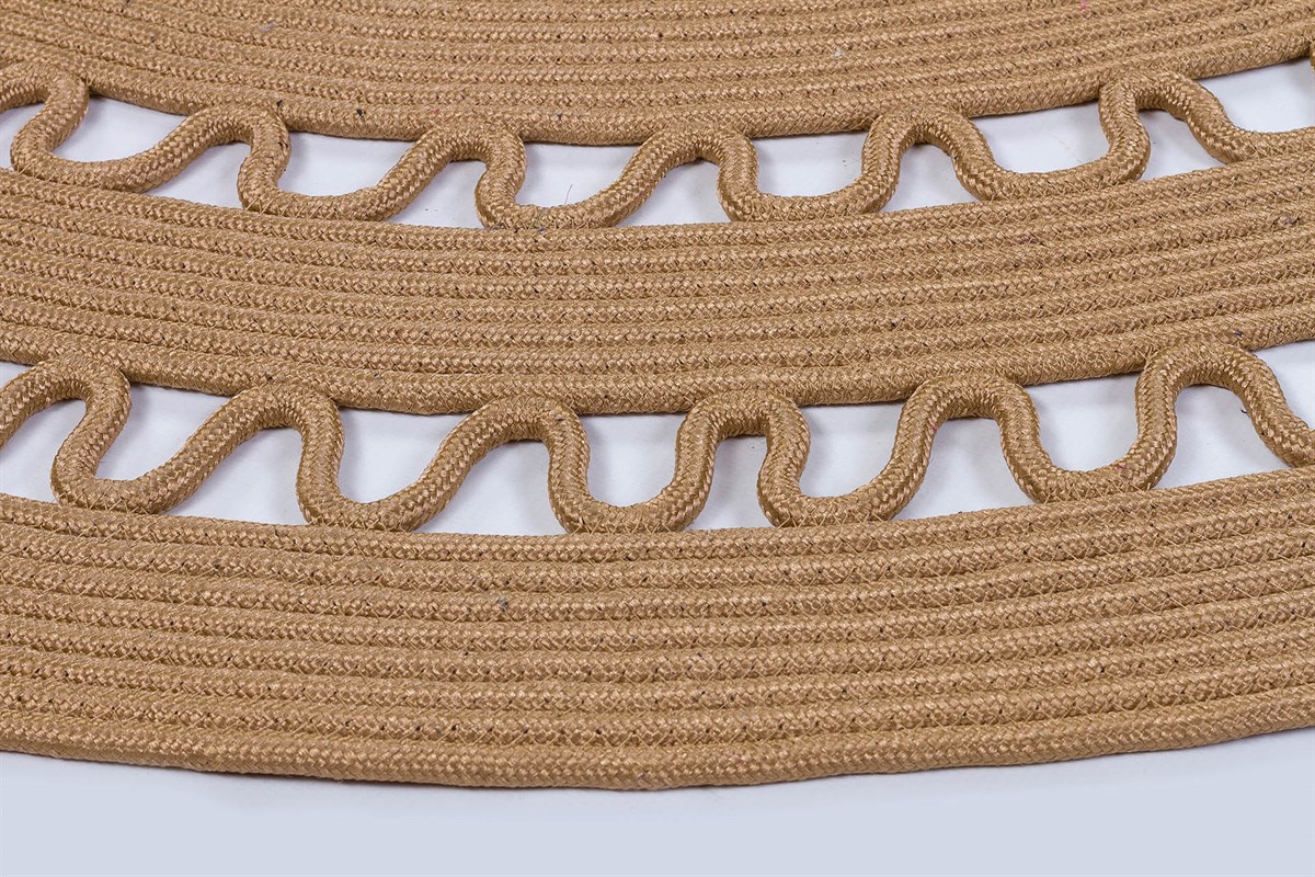 Jüt Kilim Modern Makine Dokuma Yıkanabilir Halı JÜT SİSAL 028