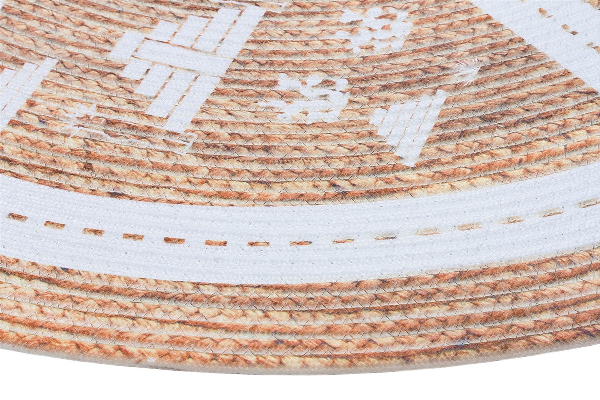 Baskılı Motifli Kilim Yıkanabilir Makine Dokuma JÜT BASKILI 008