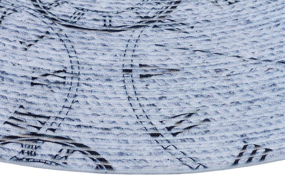 Baskılı Motifli Kilim Yıkanabilir Makine Dokuma JÜT BASKILI 009