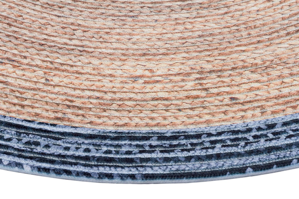 Baskılı Motifli Kilim Yıkanabilir Makine Dokuma JÜT BASKILI 010