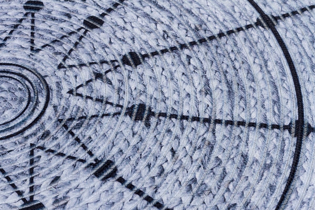 Baskılı Motifli Kilim Yıkanabilir Makine Dokuma JÜT BASKILI 012