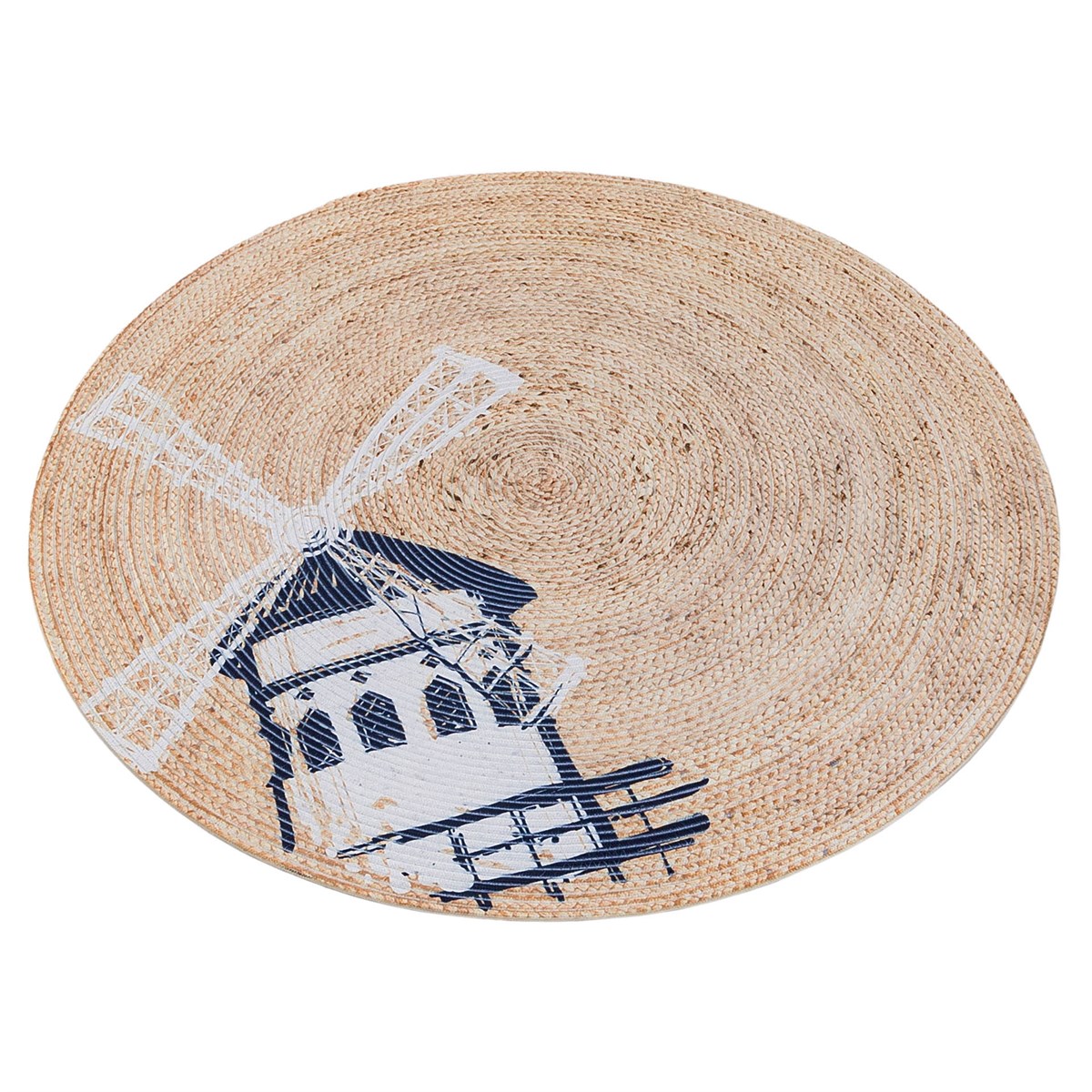 Baskılı Motifli Kilim Yıkanabilir Makine Dokuma JÜT BASKILI 016