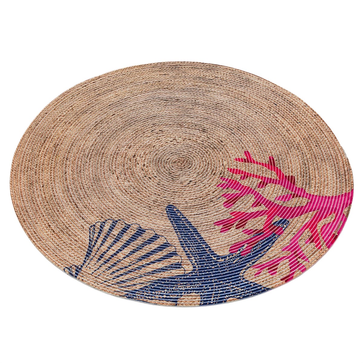 Baskılı Motifli Kilim Yıkanabilir Makine Dokuma JÜT BASKILI 018