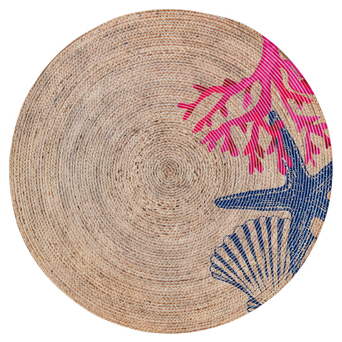 Baskılı Motifli Kilim Yıkanabilir Makine Dokuma JÜT BASKILI 018