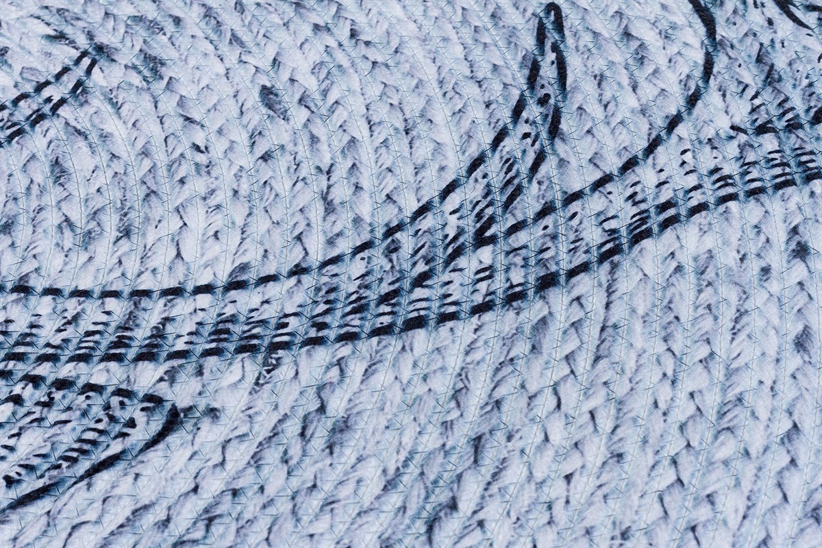 Baskılı Motifli Kilim Yıkanabilir Makine Dokuma JÜT BASKILI 020