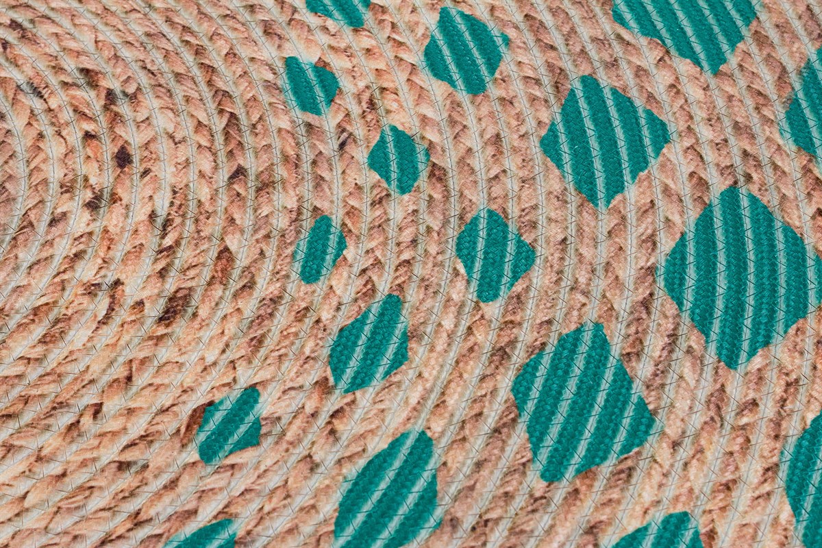 Baskılı Motifli Kilim Yıkanabilir Makine Dokuma JÜT BASKILI 022