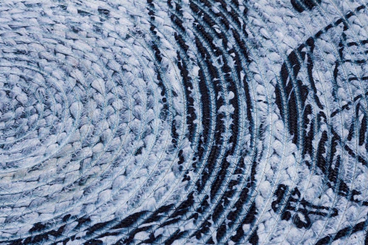 Baskılı Motifli Kilim Yıkanabilir Makine Dokuma JÜT BASKILI 023