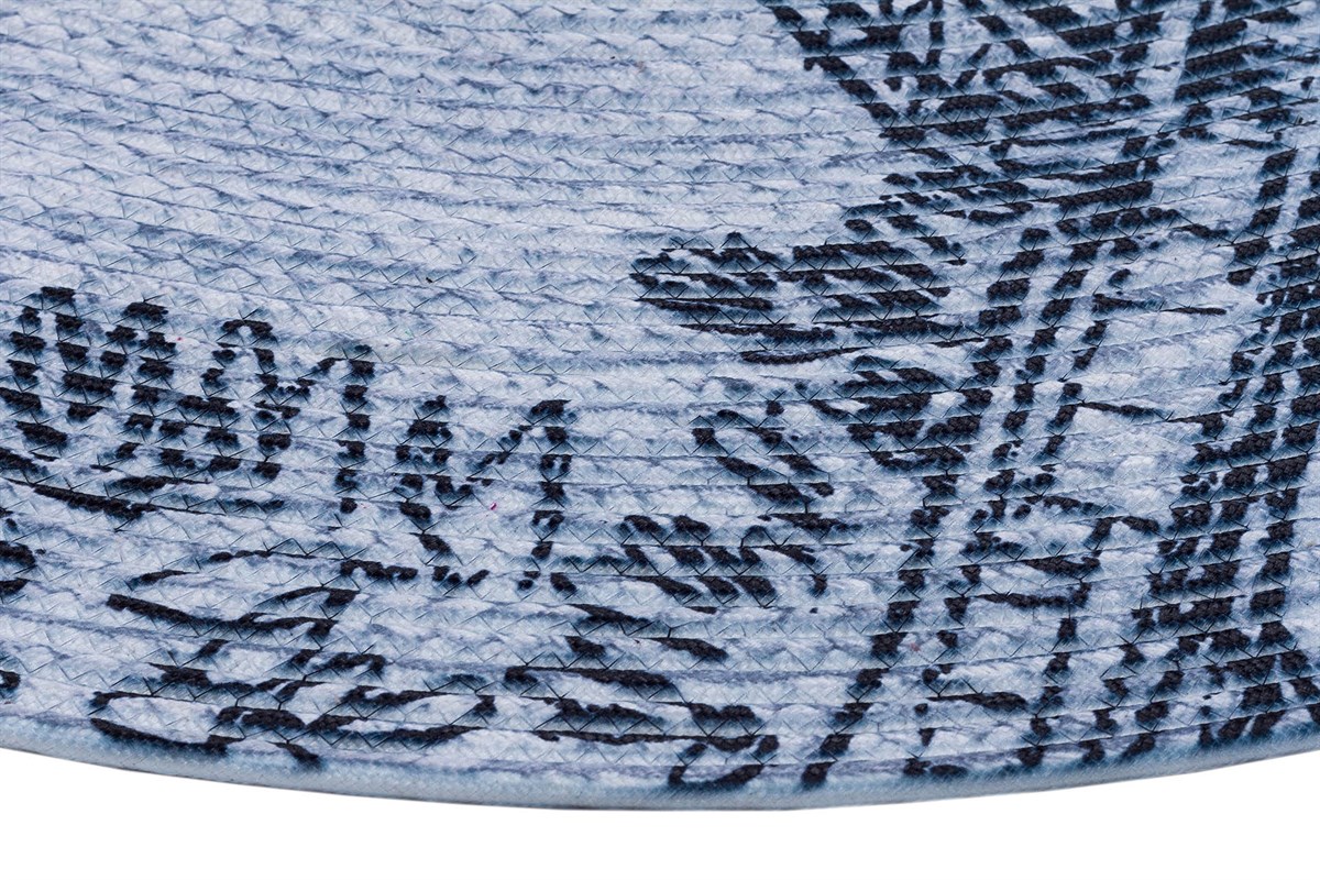 Baskılı Motifli Kilim Yıkanabilir Makine Dokuma JÜT BASKILI 023