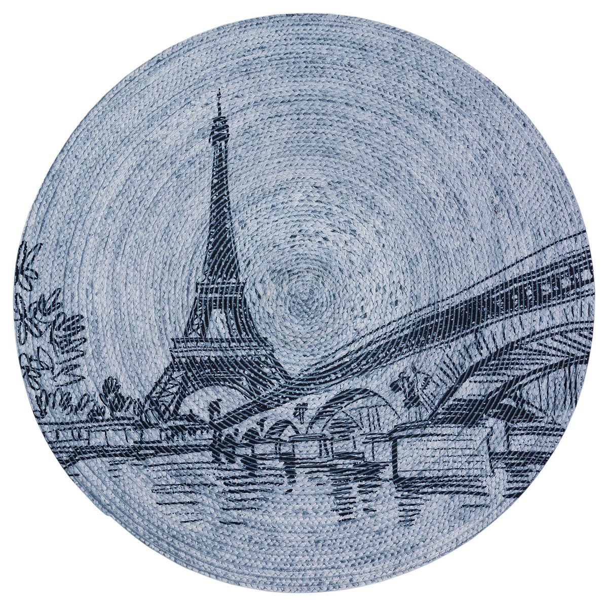 Baskılı Motifli Kilim Yıkanabilir Makine Dokuma JÜT BASKILI 023