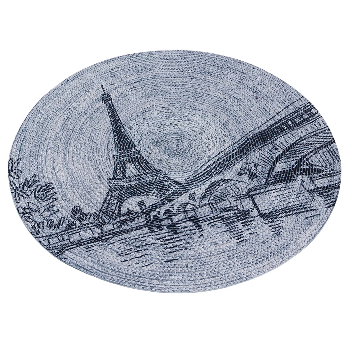 Baskılı Motifli Kilim Yıkanabilir Makine Dokuma JÜT BASKILI 023