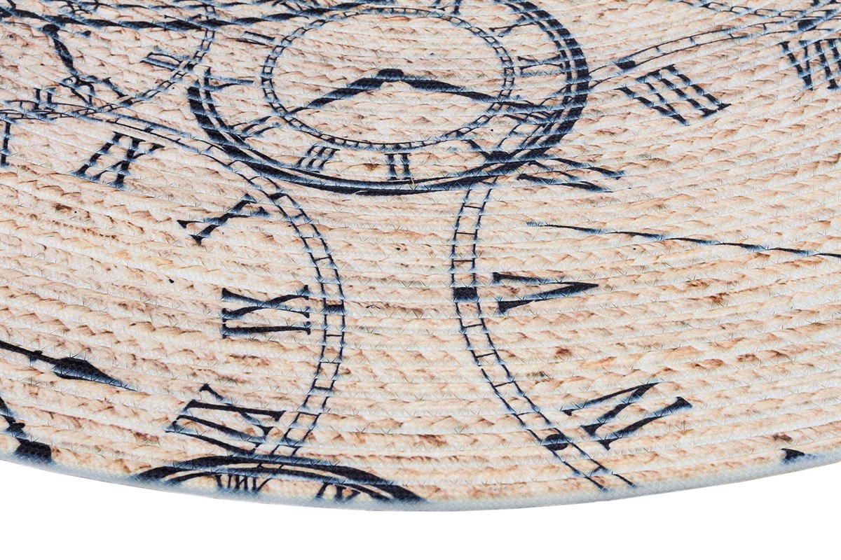 Baskılı Motifli Kilim Yıkanabilir Makine Dokuma JÜT BASKILI 040