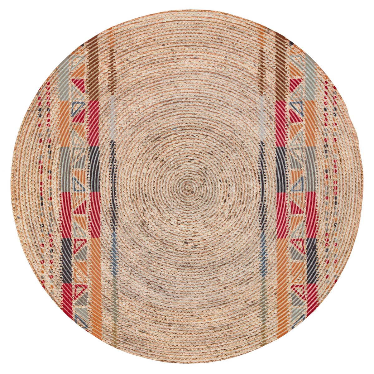 Baskılı Motifli Kilim Yıkanabilir Makine Dokuma JÜT BASKILI 043