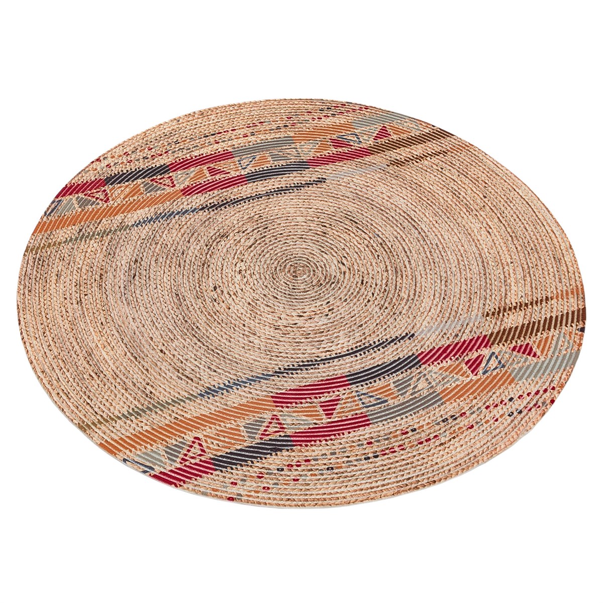 Baskılı Motifli Kilim Yıkanabilir Makine Dokuma JÜT BASKILI 043