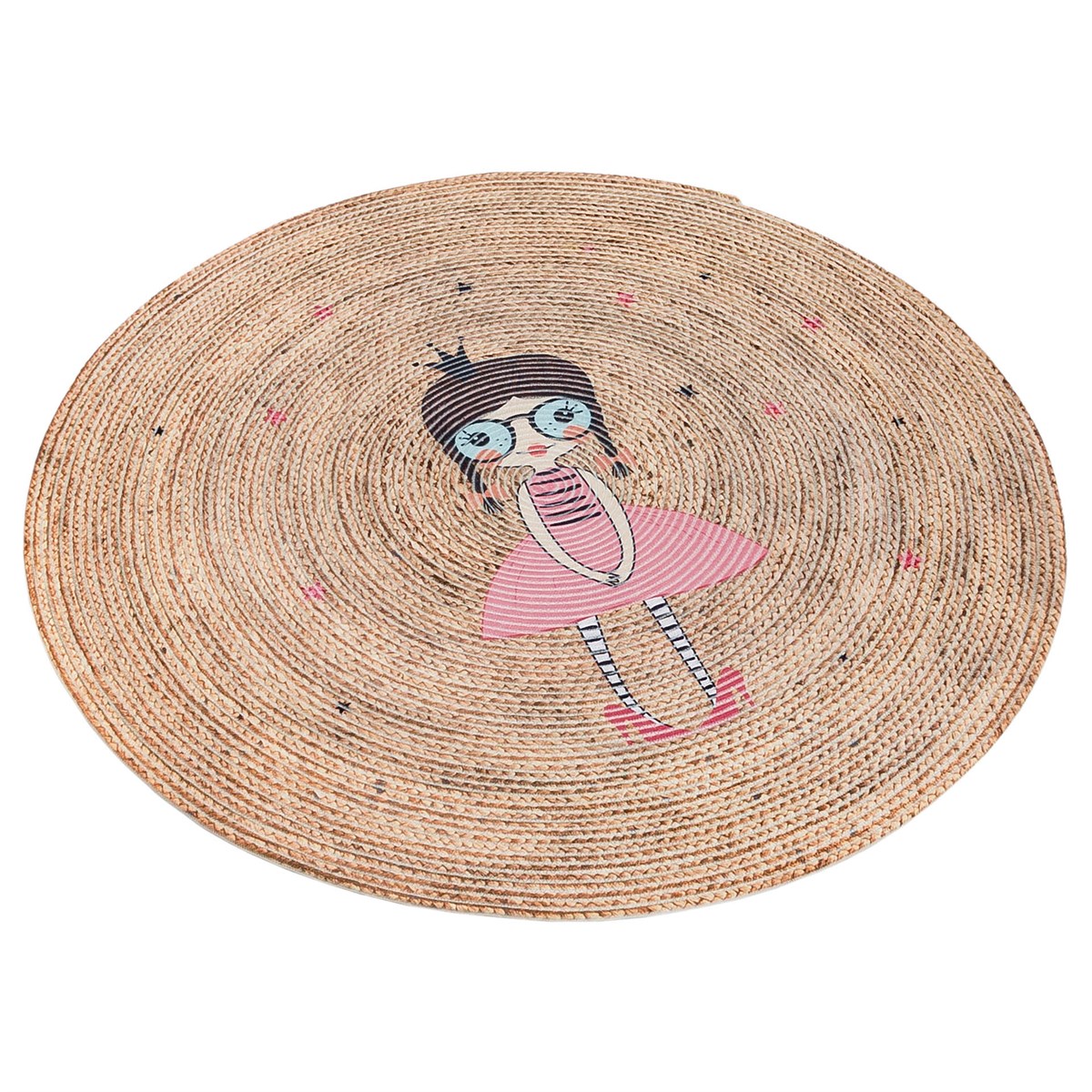 Baskılı Motifli Kilim Yıkanabilir Makine Dokuma JÜT BASKILI 056