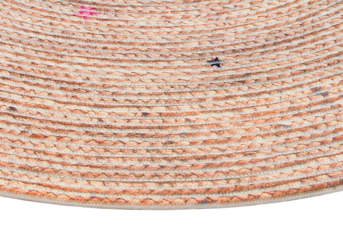 Baskılı Motifli Kilim Yıkanabilir Makine Dokuma JÜT BASKILI 056