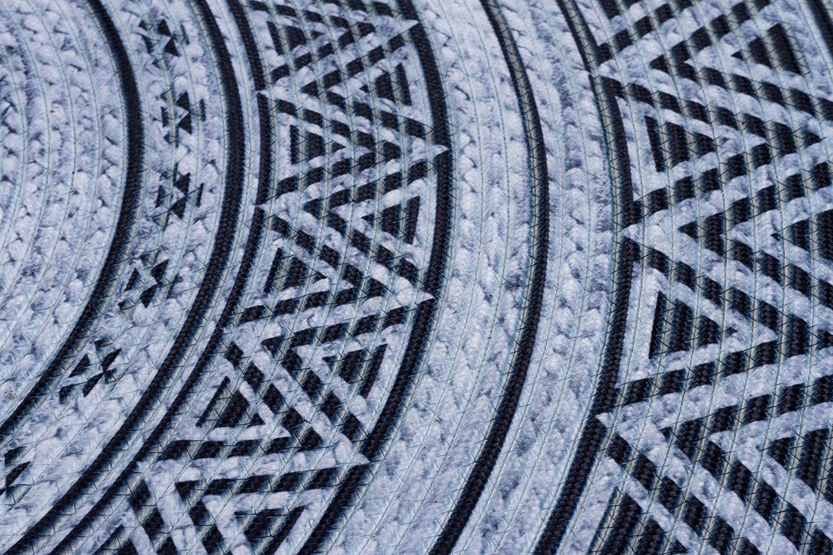 Baskılı Motifli Kilim Yıkanabilir Makine Dokuma JÜT BASKILI 057
