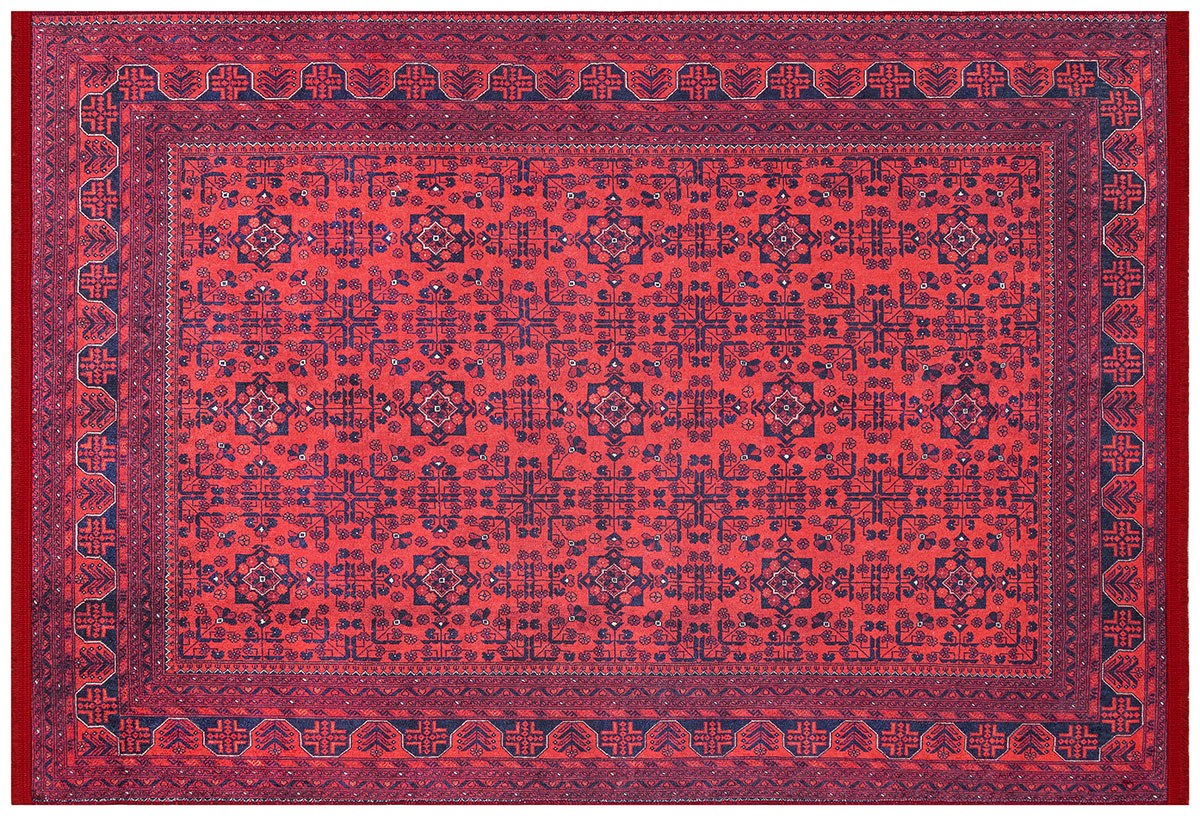 Yıkanabilir Dijital Baskılı Halı Klasik Koleksiyon MVHy.036